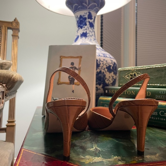 Colette d’Orsay Pumps Crocodile Embossed Leather SOLD OUT - Picture 8 of 14